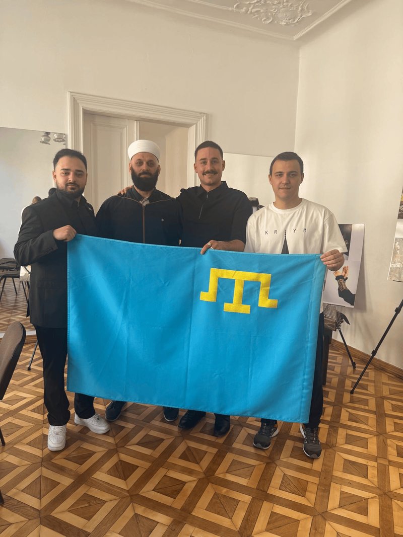 Ilya Mohini beim Crimean Tatar Center in der Ukraine