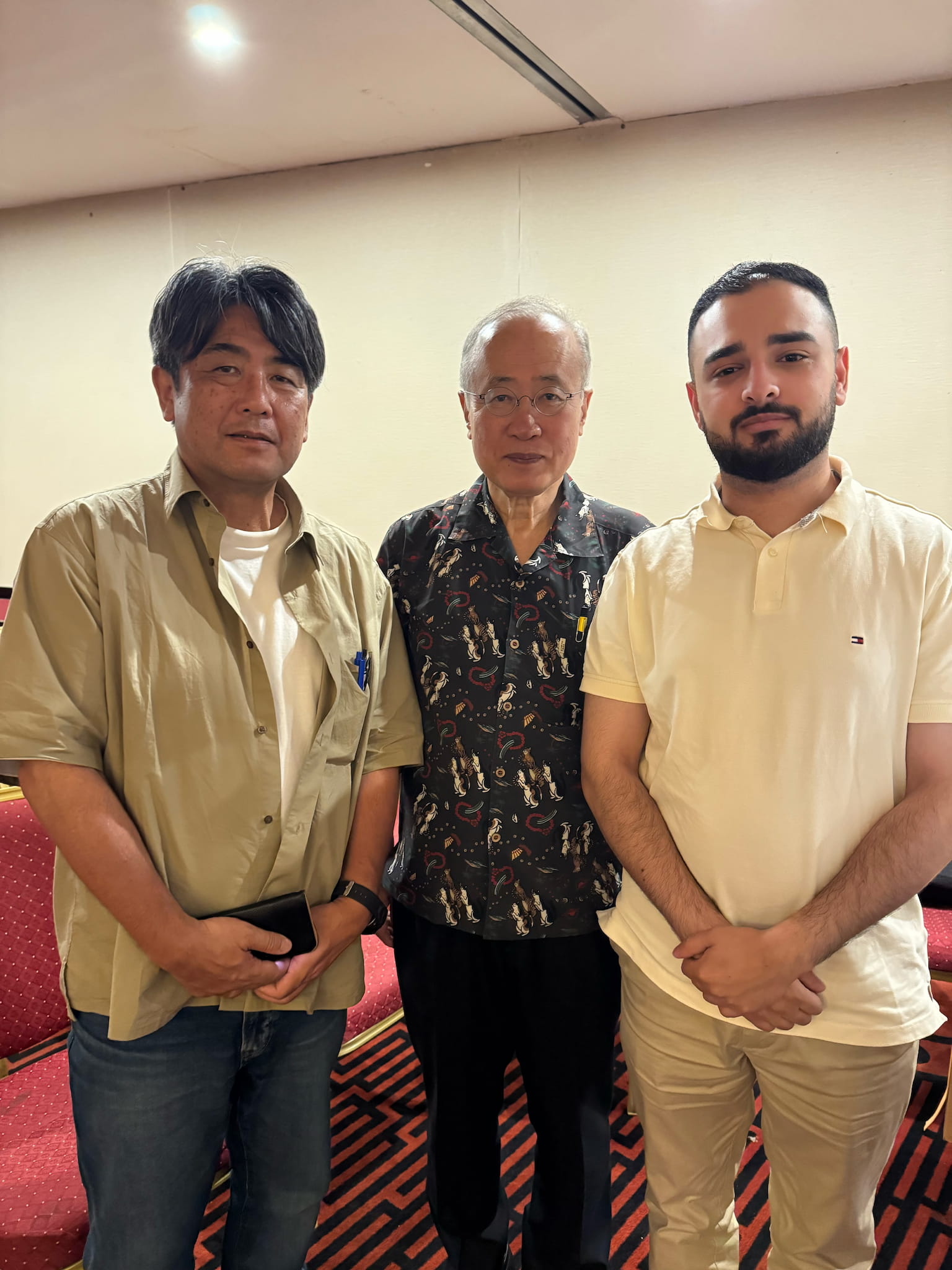 Ilya Mohini mit Arita Yoshifu und Yasuda Koichi