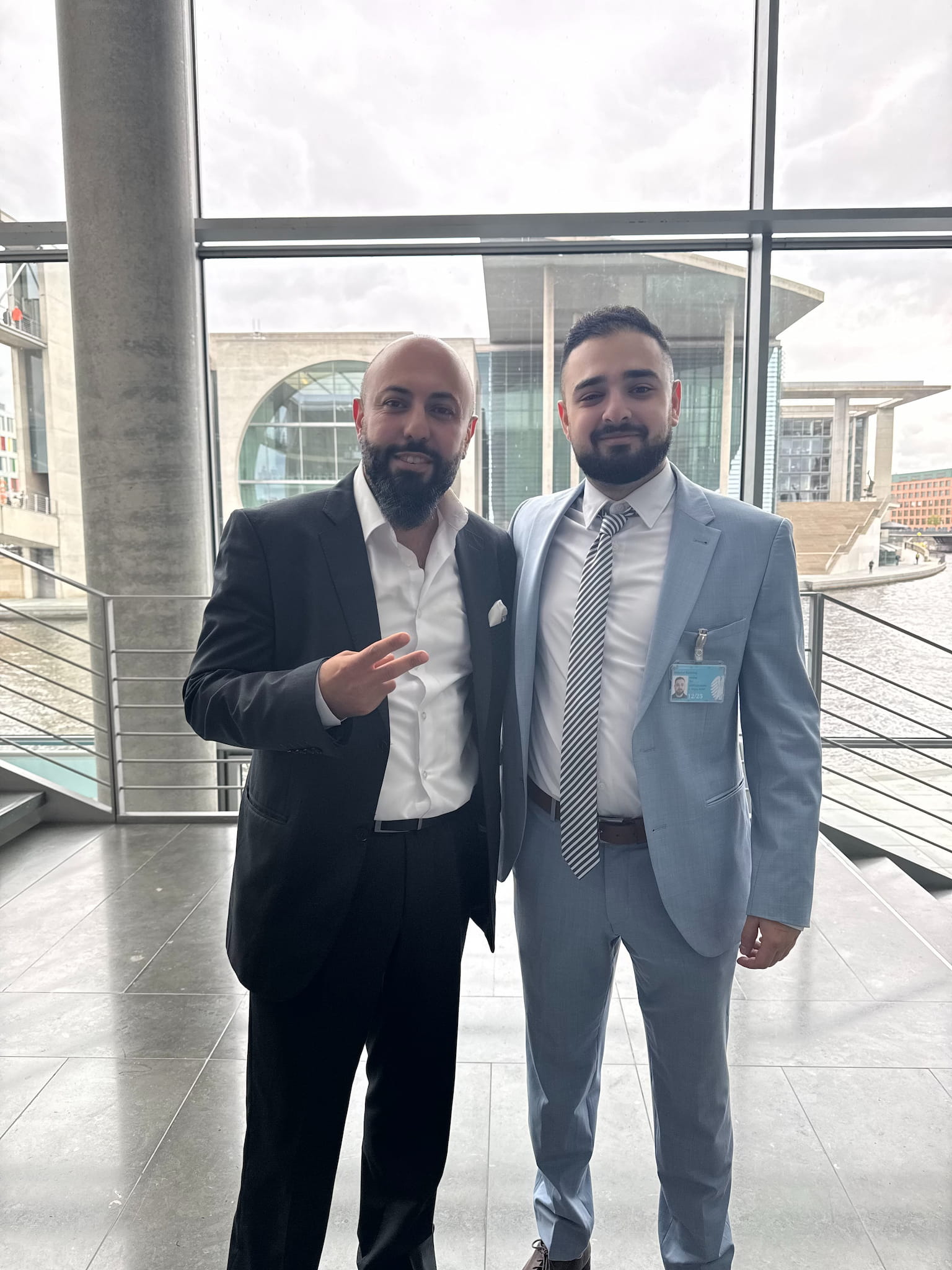 Ilya Mohini und Ferat Koçak (Abgeordneter Berlin)