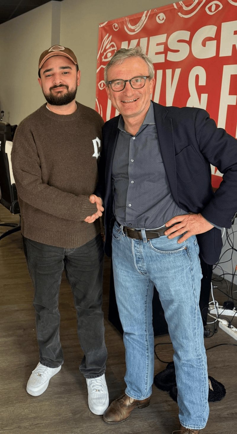 Ilya Mohini und Thomas Geisel (MdEP)